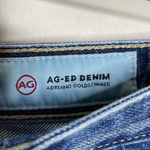 Adriano Goldschmeid 26 Phoebe Vintage High Waisted Tapered Leg Crop Jeans $255 - Picture 8 of 16